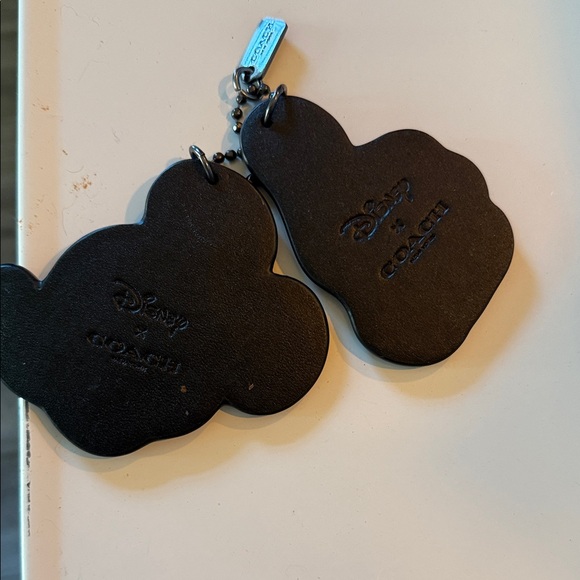 Disney and Coach collectible Black and White Mickey Keychain or Purse Charm - Picture 5 of 7